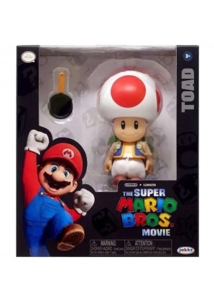 FIGURINE SUPER MARIO BROS. LE FILM TOAD PAR JAKKS PACIFIC  (NEUF)