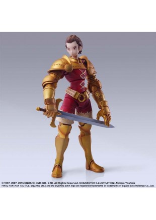 FIGURINE FINAL FANTASY TACTICS DELITA HEIRAL PAR BRING ARTS  (NEUF)