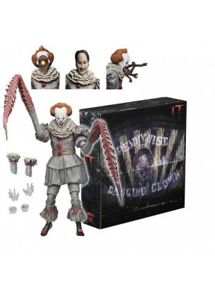 FIGURINE IT PENNYWISE THE DANCING CLOWN PAR NECA  (NEUF)
