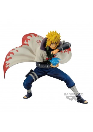 FIGURINE NARUTO SHIPPUDEN MINATO NAMIKAZE  8 POUCES COLOSSEUM PAR BANPRESTO  (NEUF)