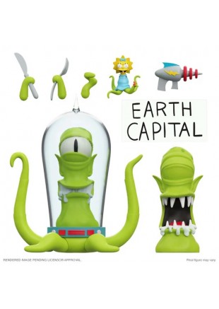 FIGURINE THE SIMPSONS KANG PAR SUPER 7 (NEUF) FIGURINE THE SIMPSONS KANG PAR SUPER 7 (NEUF)