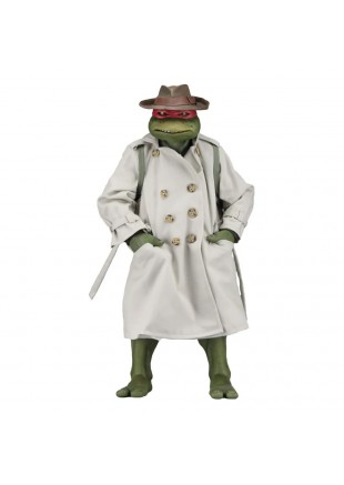 FIGURINE TEENAGE MUTAN NINJA TURTLES RAPHAEL DÉGUISÉ PAR NECA  (NEUF)