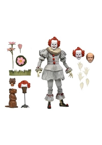 FIGURINE WELCOME TO DERRY ULTIMATE BOB GRAY AS PENNYWISE PAR NECA (NEUF) FIGURINE WELCOME TO DERRY ULTIMATE BOB GRAY AS PENNYWISE PAR NECA (NEUF)