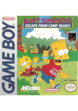 BART SIMPSONS ESCAPE FROM CAMP DEADLY  (USAGÉ)