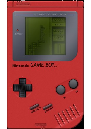 GAMEBOY ROUGE  (USAGÉ)