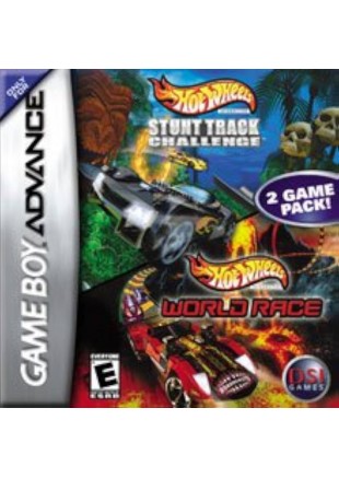 HOT WHEELS STUNT TRACK CHALLENGE/HOT WHEELS WORLD RACE  (USAGÉ)