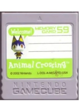 CARTE MÉMOIRE  59 BLOCK ANIMAL CROSSING  (USAGÉ)