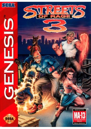 STREETS OF RAGE 3  (USAGÉ)