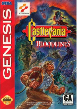 CASTLEVANIA BLOODLINES  (USAGÉ)