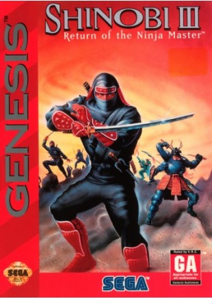 SHINOBI 3 RETURN OF THE NINJA MASTER  (USAGÉ)