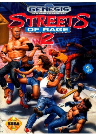 STREETS OF RAGE  2  (USAGÉ) STREETS OF RAGE  2  (USAGÉ)
