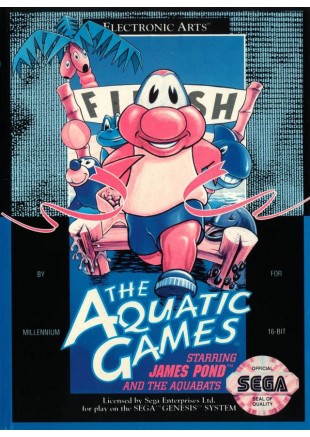 THE AQUATIC GAMES STARRIMG JAMES POND AND THE AQUABATS  (USAGÉ)