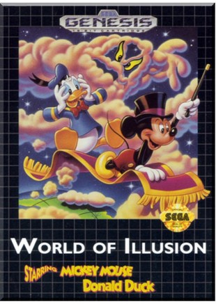 WORLD OF ILLUSION STARRING MICKEY MOUSE AND DONALD DUCK  (USAGÉ)