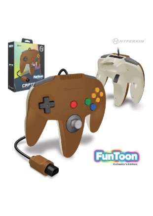 MANETTE NINTENDO 64 CAPTAIN FUNTOON (DONKEY KONG) PAR HYPEKIN  (NEUF)