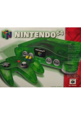 NINTENDO 64 VERT JUNGLE  (USAGÉ)