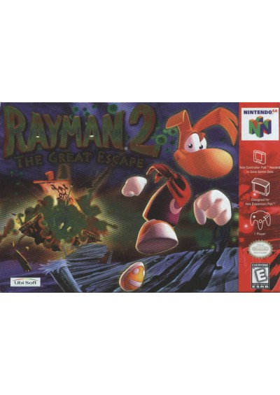 RAYMAN 2 THE GREAT ESCAPE (USAGÉ) RAYMAN 2 THE GREAT ESCAPE (USAGÉ)