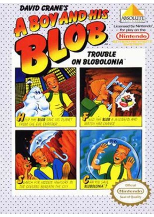 A BOY AND HIS BLOB TROUBLE ON BLOBOLONIA  (USAGÉ)