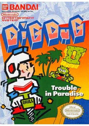 DIG DUG 2 TROUBLE IN PARADISE  (USAGÉ)