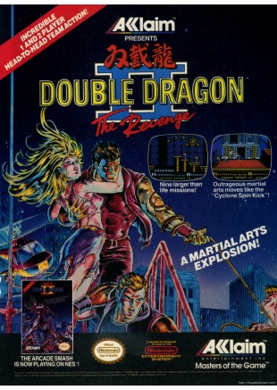 DOUBLE DRAGON 2 THE REVENGE  (USAGÉ)