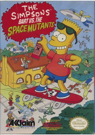 THE SIMPSONS BART VS. THE SPACE MUTANTS  (USAGÉ)