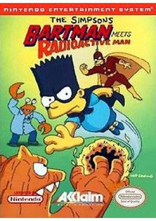 THE SIMPSONS BARTMAN MEETS RADIOACTIVE MAN  (USAGÉ)