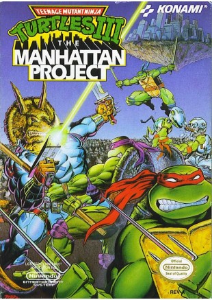 TEENAGE MUTANT NINJA TURTLES III THE MANHATTAN PROJECT  (USAGÉ)