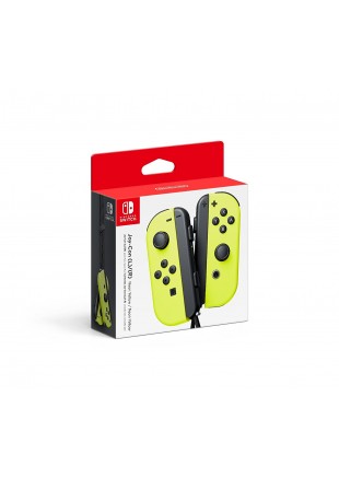 ENSEMBLE DE 2 MANETTES JOY CON JAUNE FLUO  (USAGÉ)