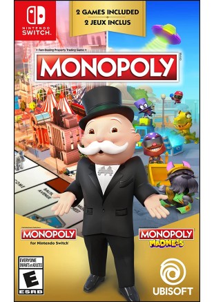 MONOPOLY FOR NINTENDO SWITCH + MONOPOLY MADNESS  (USAGÉ)