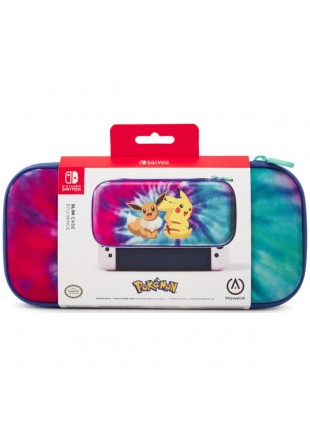 ETUI DE PROTECTION MINCE POUR NINTENDO SWITCH OLED TIE DYE PIKACHU AND EEVEE  (NEUF)