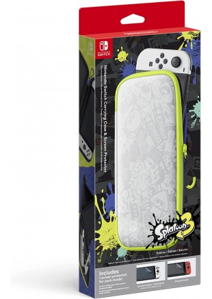 ETUI DE TRANSPORT SPLATOON 3 AVEC PROTECTEUR D'ECRAN  (NEUF)