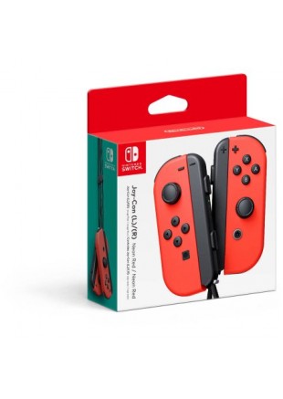 ENSEMBLE DE 2 MANETTES JOY CON ROUGE NEON (USAGÉ) ENSEMBLE DE 2 MANETTES JOY CON ROUGE NEON (USAGÉ)