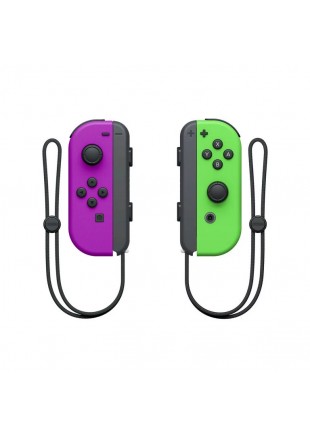 ENSEMBLE JOY-CON MAUVE ET VERT FLUO  (USAGÉ)