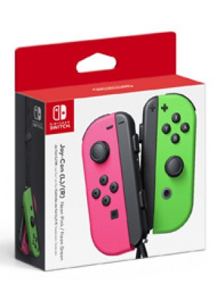 ENSEMBLE DE 2 MANETTES JOY CON ROSE ET VERT NEON  (NEUF)