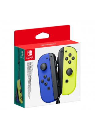 ENSEMBLE DE 2 MANETTES JOY CON BLEU ET JAUNE NEON  (NEUF)