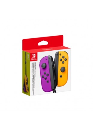 JOY CON CONTROLLER 2 PACK NEON PURPLE/ORANGE  (NEUF)