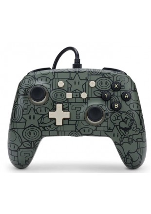 MANETTE FILAIRE SUPER MARIO GRISE PAR POWER A  (NEUF)