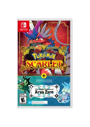 POKEMON SCARLET + THE HIDDEN TREASURE OF AREA ZERO  (NEUF)