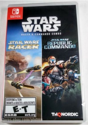 STARWARS RACER ET REPUBLIC COMMANDO  (USAGÉ)