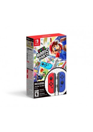 SUPER MARIO PARTY AVEC JOYCON BLEUE ET ROUGE  (NEUF)