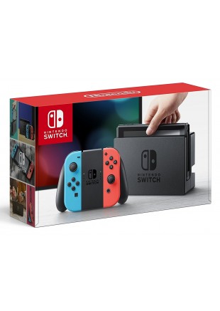NINTENDO SWITCH JOY-CONS NEON BLEU ET ROUGE  (USAGÉ)