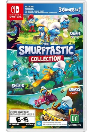 THE SMURFTASTIC COLLECTION 3 JEUX EN 1  (NEUF)