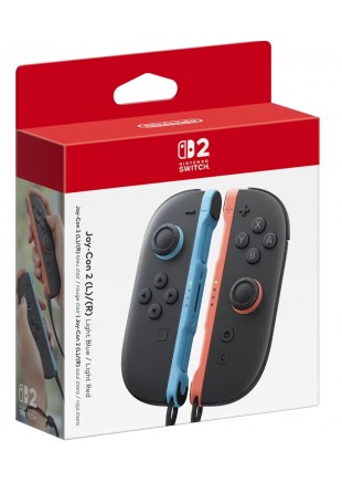 ENSEMBLE JOY-CON 2 BLEU CLAIR / ROUGE CLAIR POUR SWITCH 2  (NEUF)
