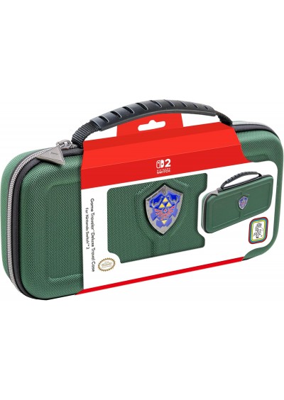 ETUIT DE VOYAGE DELUXE THE LEGEND OF ZELDA HYLIAN SHIELD POUR NINTENDO SWITCH 2 (NEUF) ETUIT DE VOYAGE DELUXE THE LEGEND OF ZELDA HYLIAN SHIELD POUR NINTENDO SWITCH 2 (NEUF)