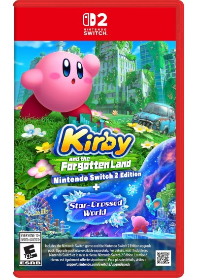 KIRBY AMND THE FORGOTTEN LAND ÉDITION SWITCH 2 + STAR-CROSSED WORLD  (NEUF)