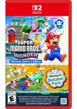 SUPER MARIO BROS. WONDER NINTENDO SWIRTCH 2 EDITION + MEETUP IN BELLABEL PARK  (NEUF)