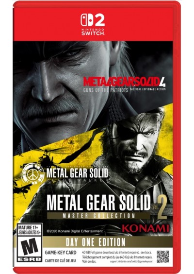 METAL GEAR SOLID MASTER COLLECTION VOL. 2 ÉDITION DU JOUR UN (NEUF) METAL GEAR SOLID MASTER COLLECTION VOL. 2 ÉDITION DU JOUR UN (NEUF)