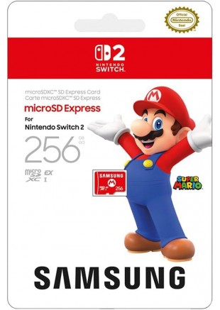 CARTE MICRO SDXC EXPRESS POUR NINTENDO SWITCH 2 256GO  (NEUF)