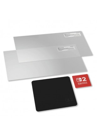 ENSEMBLE DE 2 PROTECTIONS D'ÉCRAN RIGIDE POUR SWITCH 2  (NEUF)