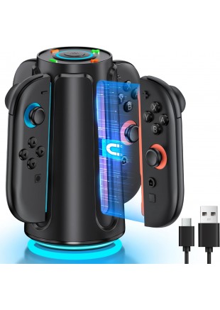 TOUR DE CHARGEMENT JOY-CON SWITCH 2 POWER BEACON PAR HYPERKIN  (NEUF)