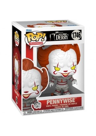 FIGURINE FUNKO POP! TELEVISION IT WELCOME TO DERRY #1746 PENNYWISE  (NEUF)